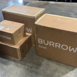 Gray Burrow Nomad Couch – Like-New Condition with Free Delivery