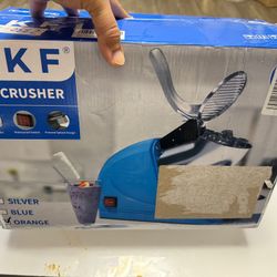 OKF Ice Shaver Prevent Splash Snow Cone Machine, Electric 3 Blades Shaved Ice Machine, 380W Ice Shaver Machine, 286lbs/hr Snow Cone Maker, Ice Crusher