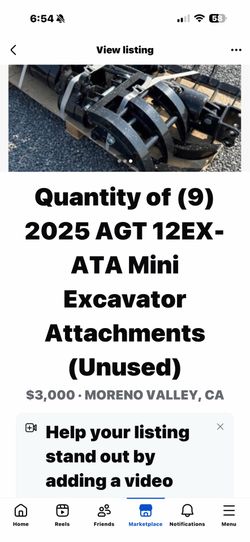 Attachments for excavator