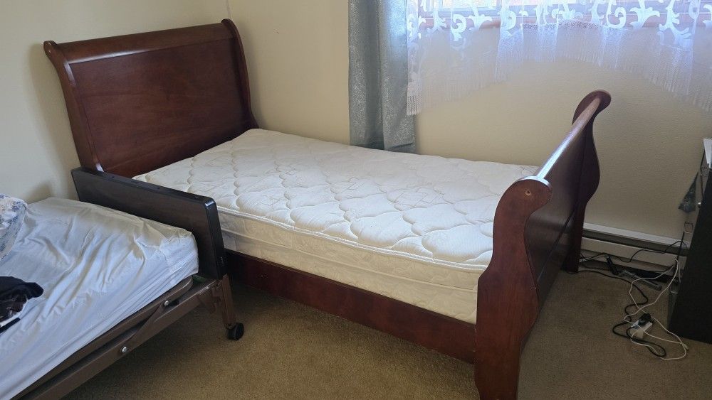 Twin Bed With Mattress