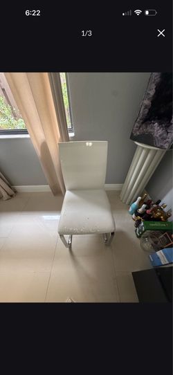 White dinning chairs