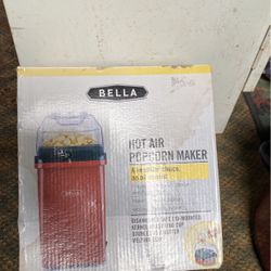 New Bella Hot Air Popcorn Maker