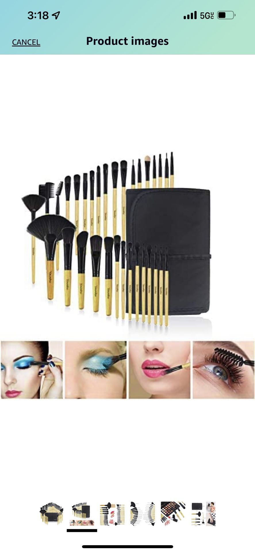 32 pieces makeup brushes