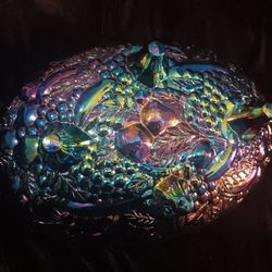 Beautiful Vintage Glass Bowl 