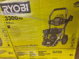 3300 PSI 2.4 GPM Cold Water Gas Pressure Washer with 212cc Carb Compliant Engine