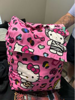 Twin size bed set hello kitty