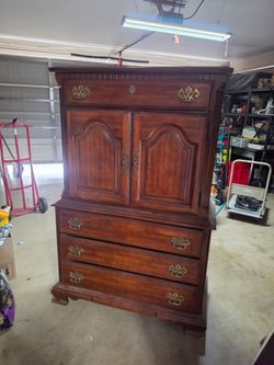 Vintage solid wood chest