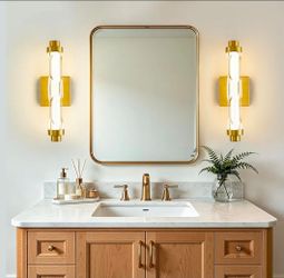 ✨ Modern Gold Wall Sconces – 2 Pieces ✨