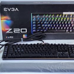 EVGA Z20 RGB Optical Mechanical Clicky Switch Gaming Keyboard 812-W1-20US-KR 208
