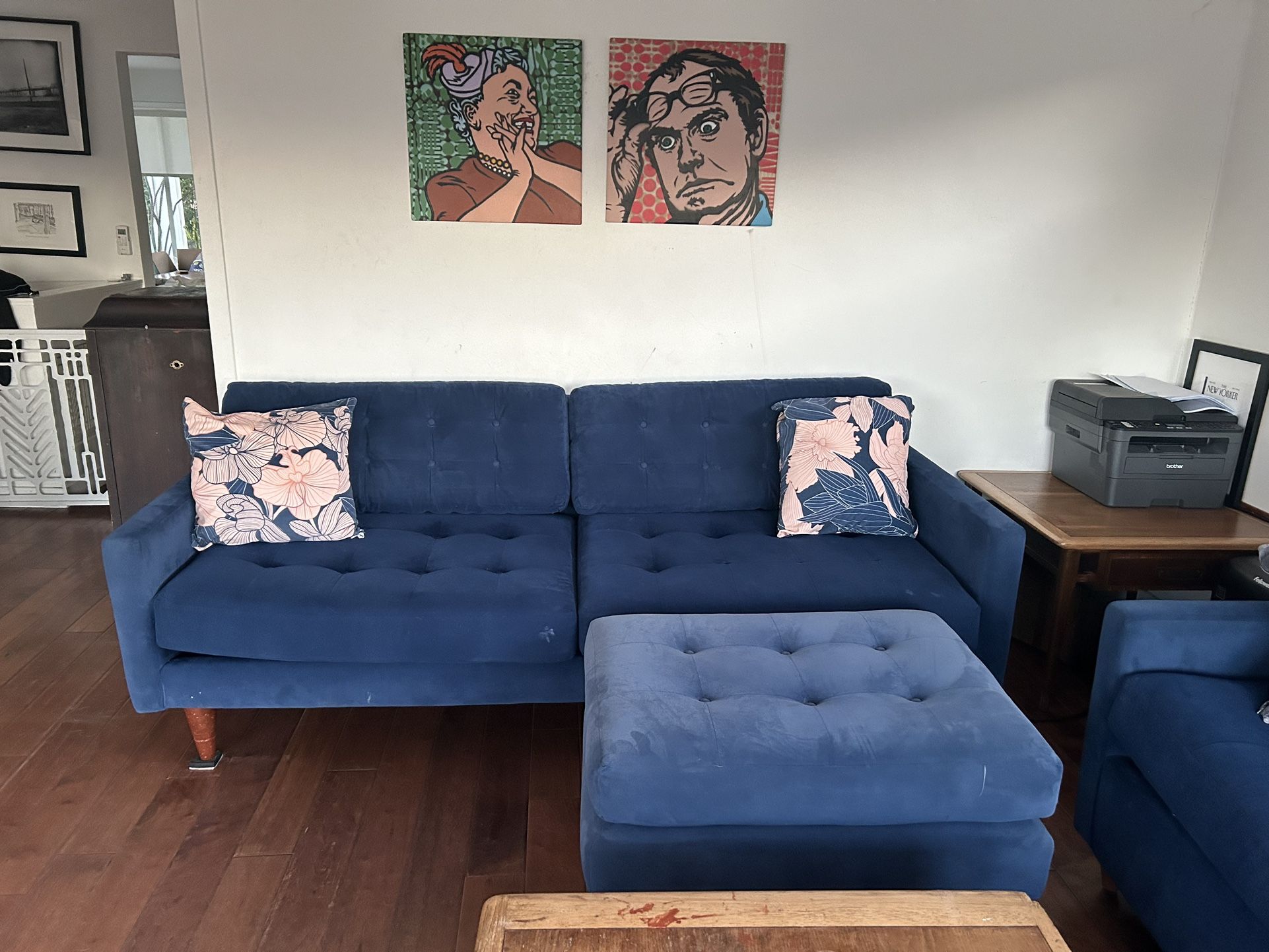 Super Fun Blue Couches. Nice! for Sale in Los Angeles, CA OfferUp