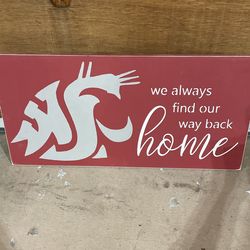 Washington State Sign WSU