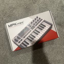 Akai Professional MPK Mini IV MIDI Keyboard Controller - Gray