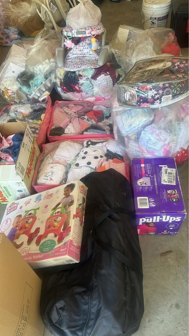 Baby Girl Clothes, Playpen, And More!!!!