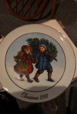 1981 Christmas Plate