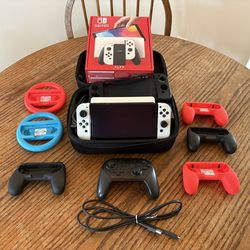 Nintendo Switch OLED with Pro Controller