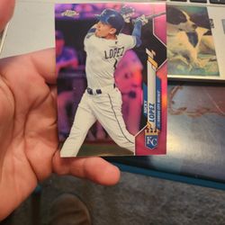 Nicky Lopez Baseball Card 