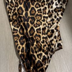 Cheetah print bodysuit