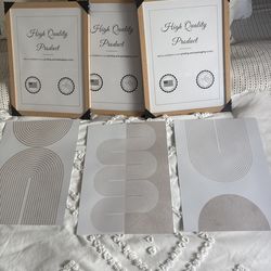 Decorative art with frames