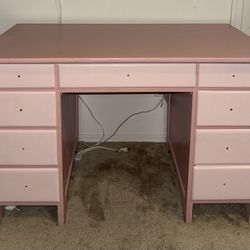 Pink Vanity/Desk