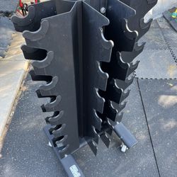 Rolling Dumbbell rack