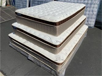 Queen size Organic Cloud Comfort Europillow Top 12inch Mattress