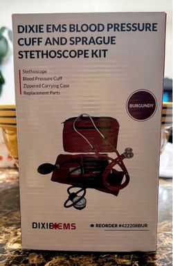 Blood Pressure Cuff and Sprague Stethoscope Kit