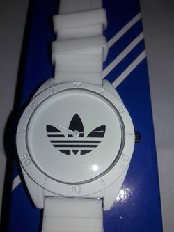 Adidas watch with rubber strap