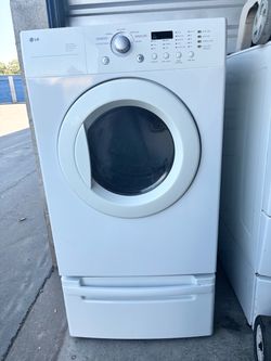 LG Electric Dryer Pedestal Included