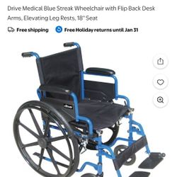Drive Medical Blue Streak Wheelchair