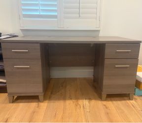 Used Gray Desk For Sale