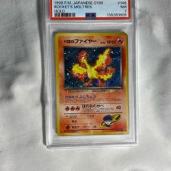Japanese Team Rocket Moltres PSA 7