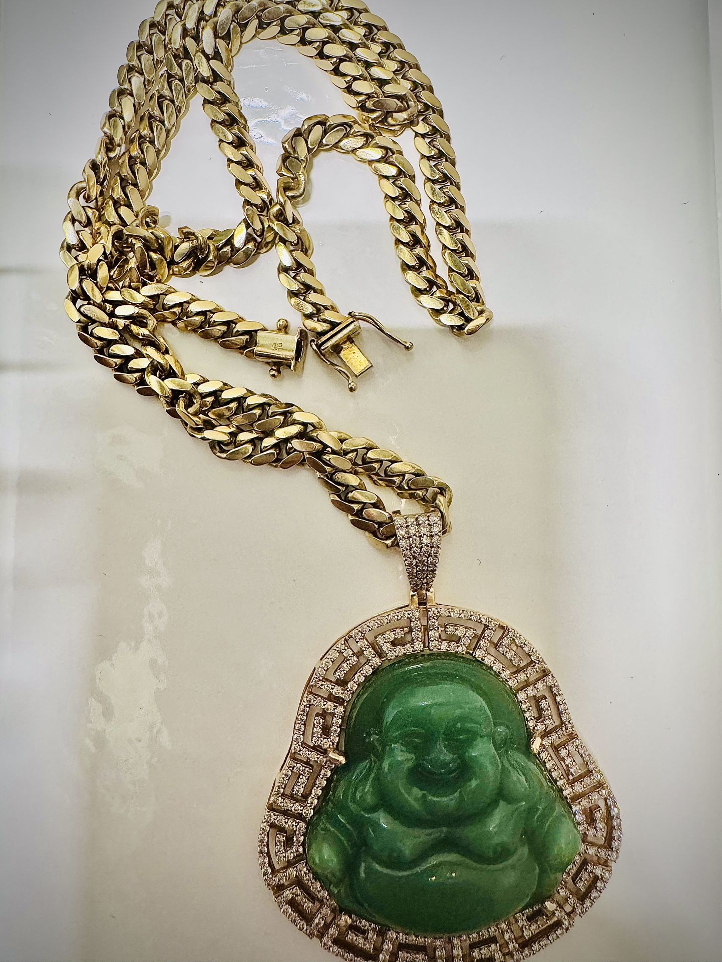 Solid 10kt Gold Chain And Charm