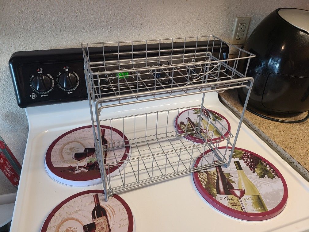 Double Decker Metal Basket