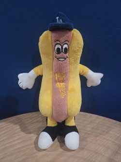 MLB Los Angeles LA Dodgers Hot Dog 12" Plush mascot