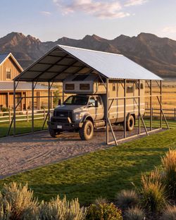 Garvee 20x20 ft Vertical Roof Metal Carport Kit