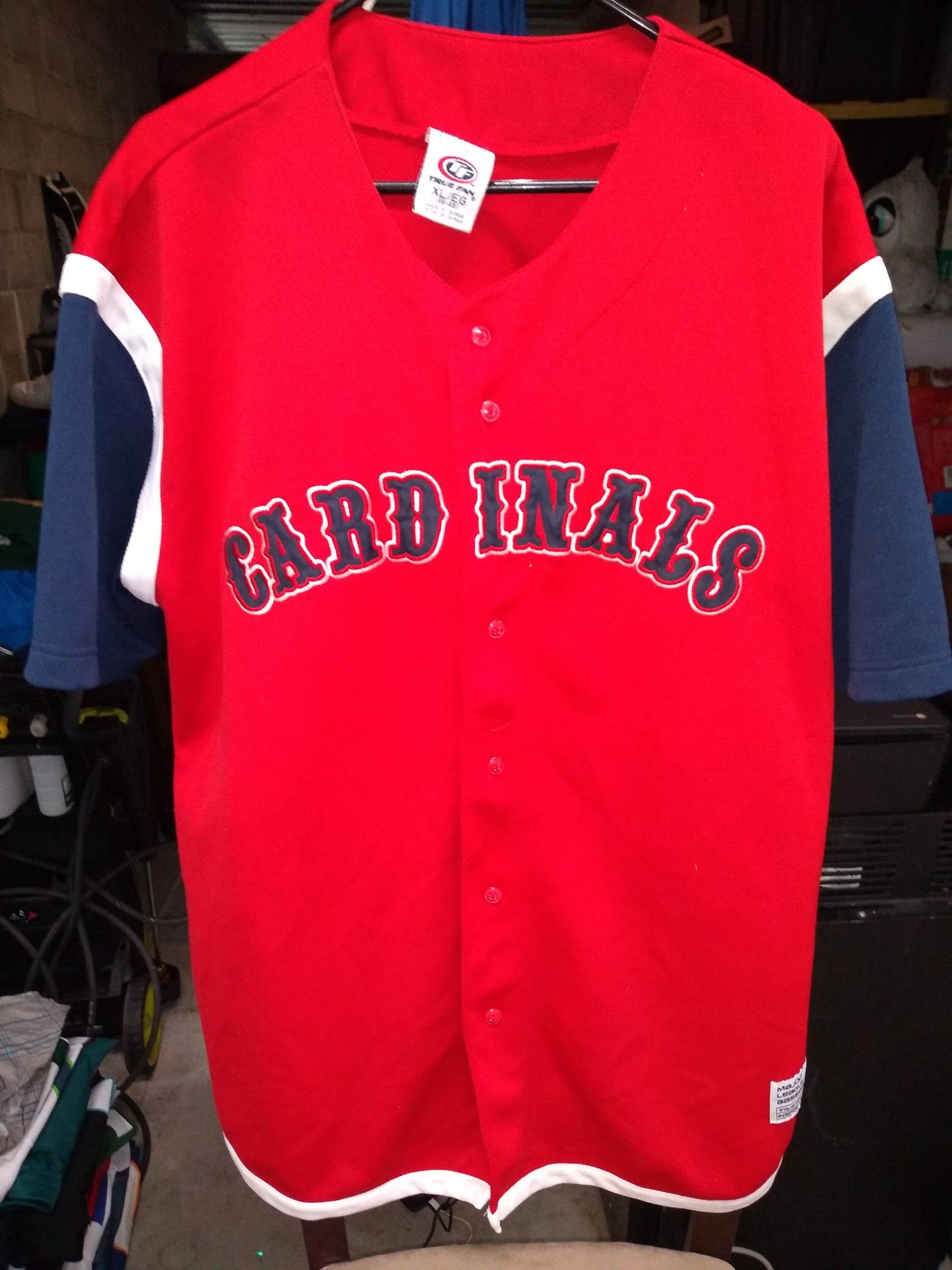 Men's True Fan Cardinals Baseball Jersey Size XL