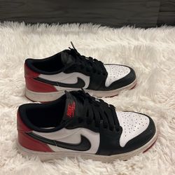 Low Jordan 1s Bred Toe