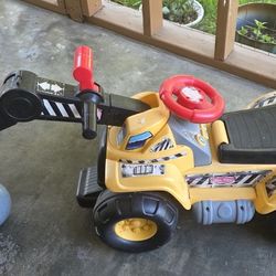 Kids Ride Along  Construction Tractor 