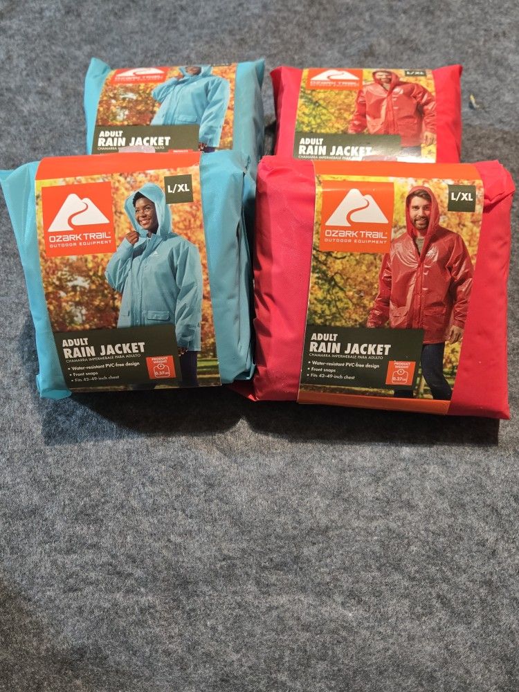 Rain Jacket New Camping 