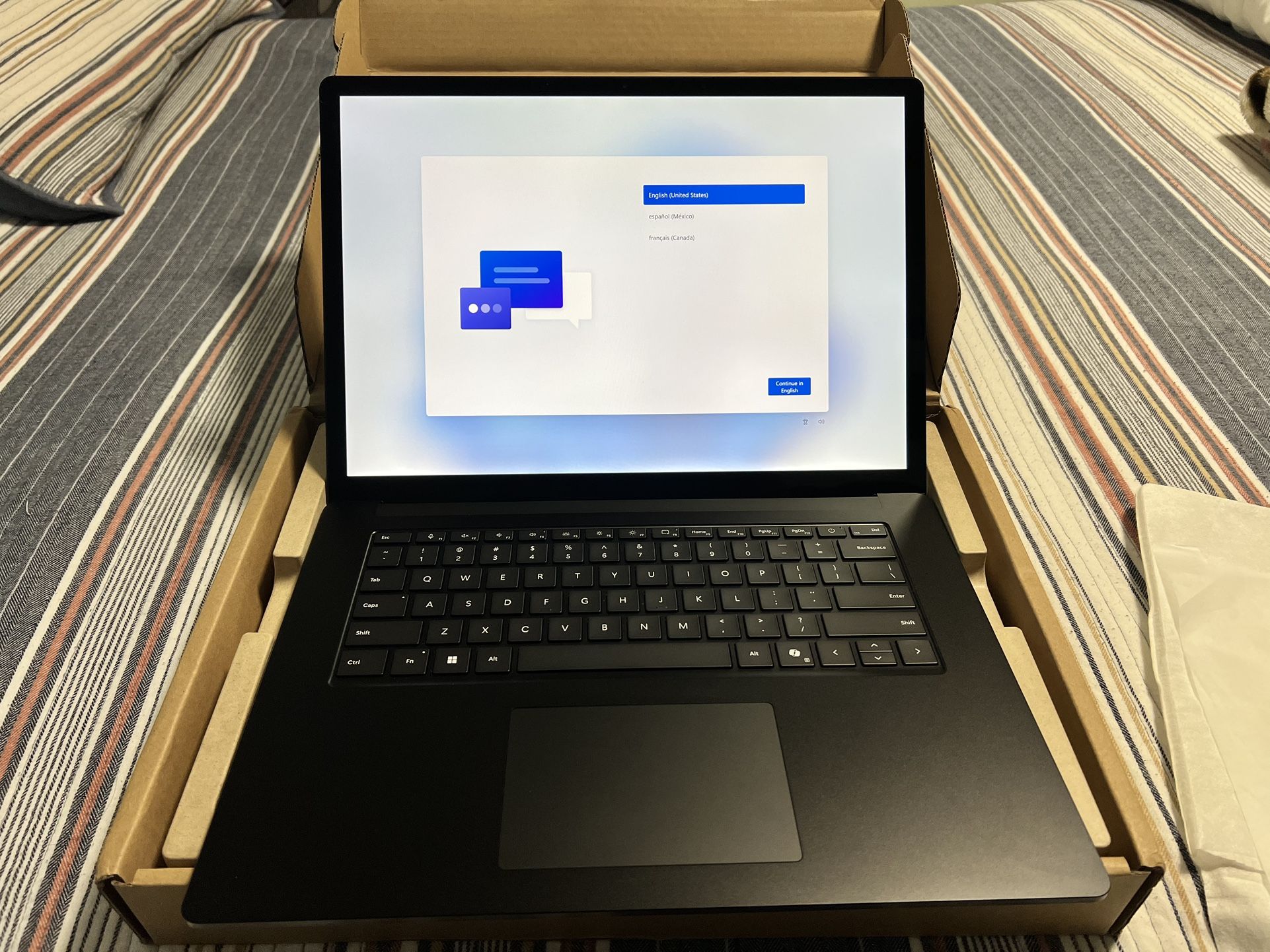 NEW - open box Microsoft Surface laptop 6 for business, ultra 7 processor, 32 GB RAM, 1TB SSD