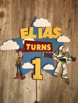 Toy story cake topper