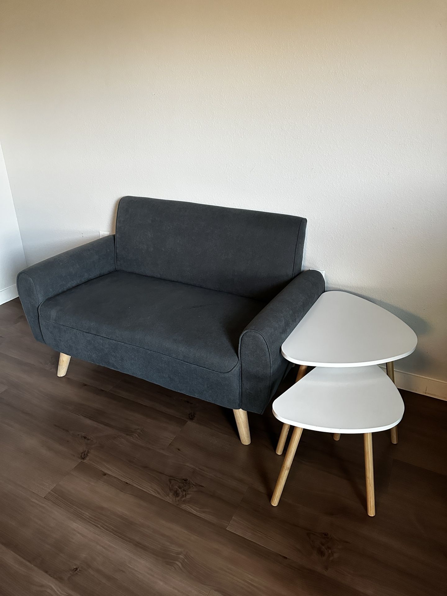 Couch 48” Plus 2 Coffee Tables