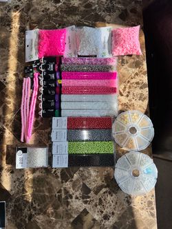 NEW Beading & Jewelry Making Supply Lot – Tons of Beads, Pearls, Charms & More