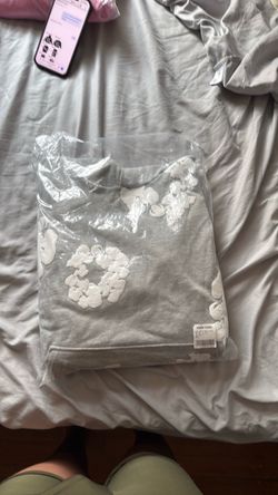 Denim Tears Grey Floral Hoodie
