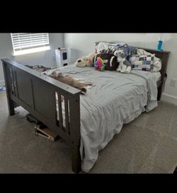 Mattress not included full size bed frame