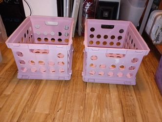 Large Stackable Plastic Crate Bins 