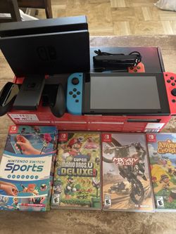 Nintendo Switch With Games