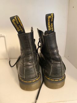Dr. Martens Black Leather Lace-Up Boots