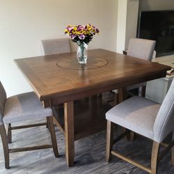 Table and 4 chairs