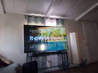 75" Samsung TV work good..